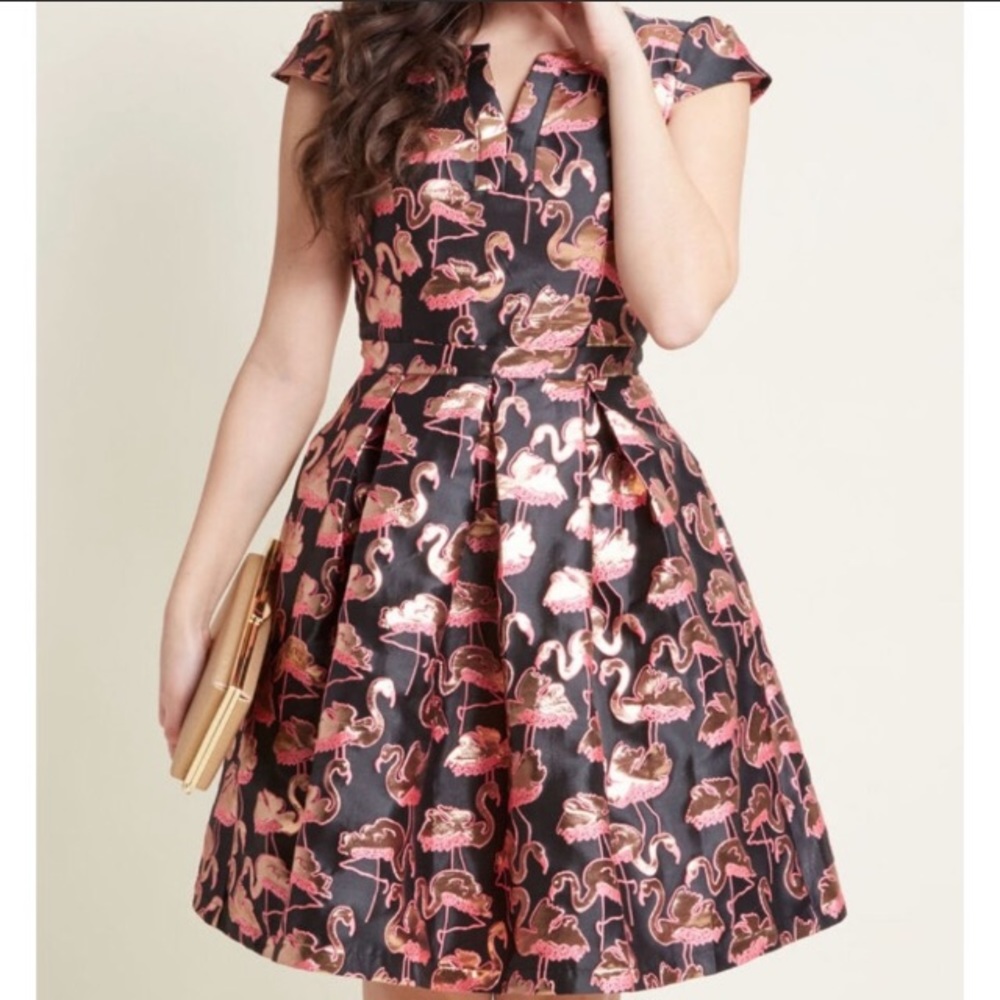 ISO ModCloth flamingo dress XL